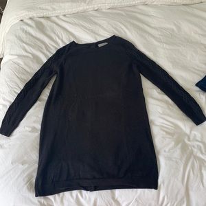 Knit charcoal Cos Mini Dress perfect for fall and winter